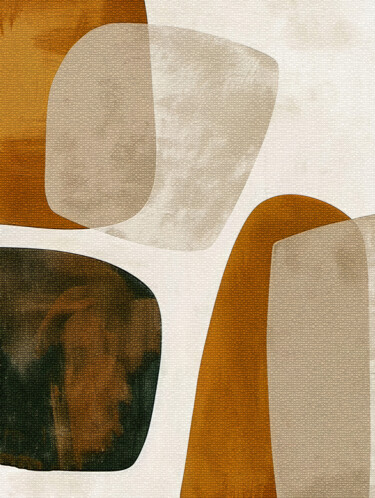 Digital Arts titled "Geometric Abstract…" by Bilge Paksoylu, Original Artwork, AI generated image