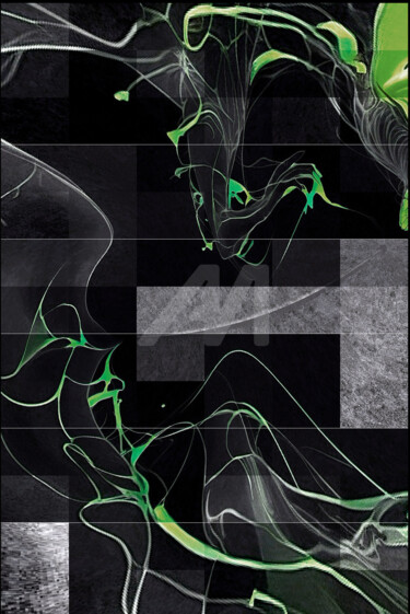 Digitale Kunst getiteld "Chaos" door Davide Poggio, Origineel Kunstwerk, 2D Digital Work