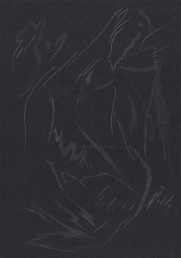 Disegno intitolato "Arbitre" da Maeva J., Opera d'arte originale, Grafite