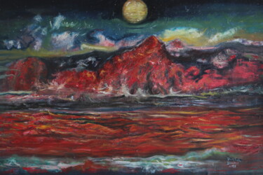 Painting titled "vénus" by Dimitri Berthot, Original Artwork, Oil