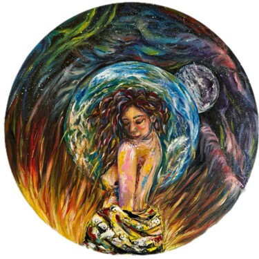 «ПЕРЕРОЖДЕНИЕ» 绘画 标题为“«ПЕРЕРОЖДЕНИЕ»” 由Анна Нурбаева, 原创艺术品, 油
