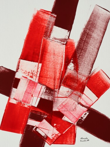 Malerei mit dem Titel "Peinture oxyde de f…" von Alexandre Emonds-Alt, Original-Kunstwerk, Acryl