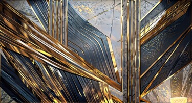 Digital Arts titled "Deluxurious Golden" by Christian Debien, Original Artwork, Digital Photography