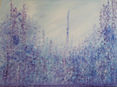 Painting titled "Dawn" by Johanne Monique Dufour (Monique J Dufour), Original Artwork, Acrylic Mounted on Wood Stretcher fra…