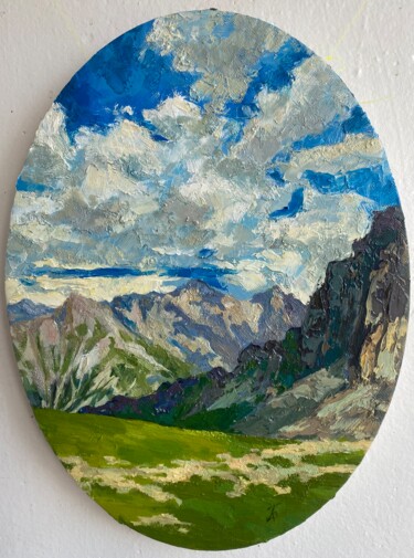 "Shymbulak" başlıklı Tablo Anna Bilous tarafından, Orijinal sanat, Petrol