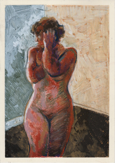 "Embarras" başlıklı Resim Mary Black tarafından, Orijinal sanat, Pastel