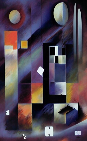 I hurry home to play Peinture intitulée "I hurry home to play" par Anna Alekberova, Œuvre d'art originale, Huile Monté sur Châssis en bois