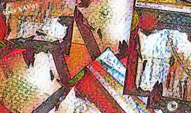 数字艺术 标题为“1/1 Le cheval blanc” 由Swedy, 原创艺术品, 数字油画