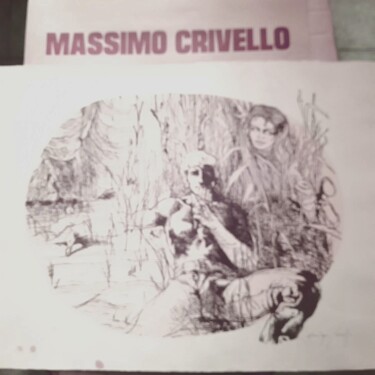 印花与版画 标题为“MITI E LEGGENDE DI…” 由Max Crivello ~ United Sun Artist Ltd, 原创艺术品, 蚀刻