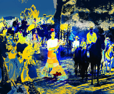 Digital Arts με τίτλο "Ofrenda Floral en V…" από Alfonso García, Αυθεντικά έργα τέχνης, Ψηφιακή φωτογραφία