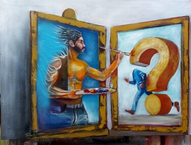 Peinture intitulée "vision" par Abdelouahed Ghanemi, Œuvre d'art originale, Acrylique