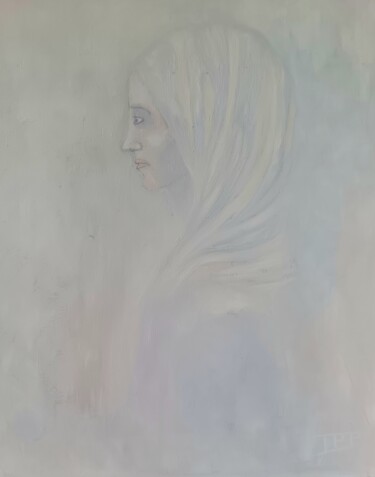 Peinture intitulée "ELLE SE DILUE DANS…" par Jean-Pierre Piccin, Œuvre d'art originale, Huile Monté sur Châssis en bois