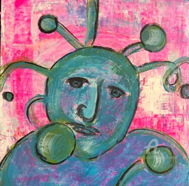 Peinture intitulée "“The Juggler”" par Precious Burger, Œuvre d'art originale, Acrylique