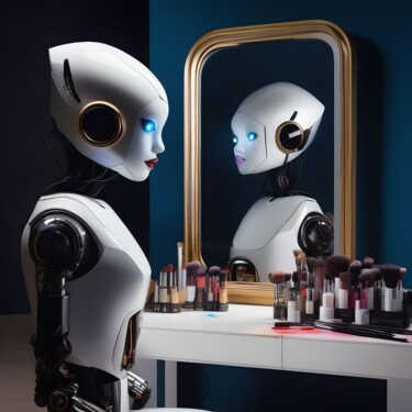 数字艺术 标题为“make up” 由Machnolga, 原创艺术品, 数字油画