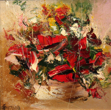 Pittura intitolato "Poppies - 3" da Ekaterina Grigorieva, Opera d'arte originale, Olio