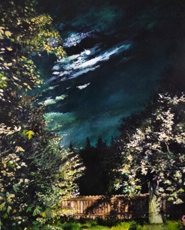 Peinture intitulée "La Louve" par Daniel Combe (DACO), Œuvre d'art originale, Huile