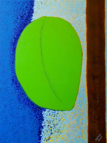Peinture intitulée "Arbre à eau de noix…" par Sylvain Zabeth, Œuvre d'art originale, Acrylique