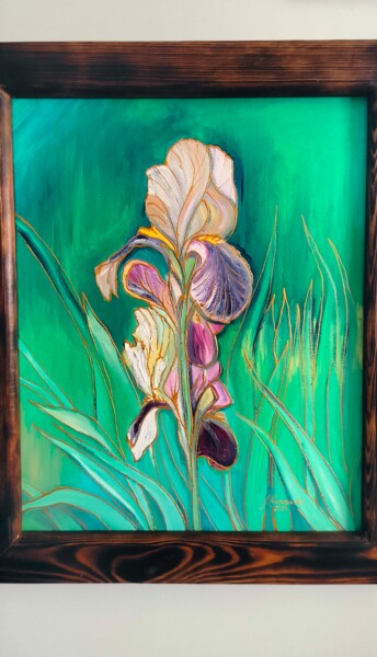 Pintura intitulada "Irys" por Justyna Kurczewska, Obras de arte originais, Óleo