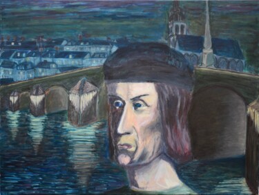 Portrait de Louis XII à Blois Painting titled "Portrait de Louis X…" by Alexandre David Lejuez, Original Artwork, Acrylic Mounted on Wood Stretcher frame