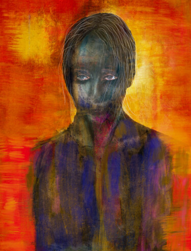 Arte digital titulada "Hope" por Attila Hangyal, Obra de arte original, Pintura Digital