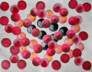 绘画 标题为“Bubbles 24/2” 由Juan Mildenberger, 原创艺术品, 丙烯