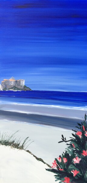 Painting titled "CALVI" by Valerie   Jouve, Original Artwork, Acrylic
