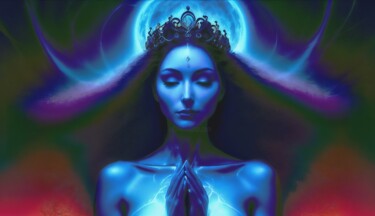数字艺术 标题为“Before the Void” 由C.R. Kunferman, 原创艺术品, AI生成的图像