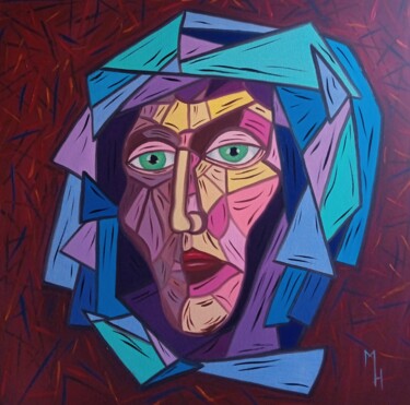 Peinture intitulée "Apparition" par Maximilian Honderflenik, Œuvre d'art originale, Huile