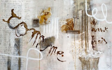 绘画 标题为“Comme un Vent Frais” 由Roger.M, 原创艺术品, 丙烯 安装在木质担架架上