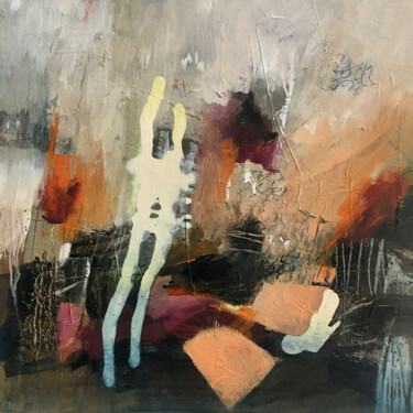Pittura intitolato "Hashtag" da Maria Martin, Opera d'arte originale, Acrilico