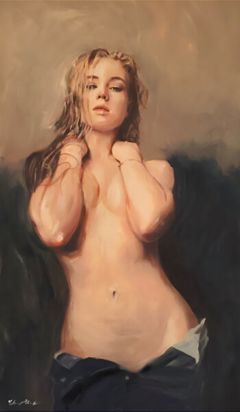 Pittura intitolato "'The Driven Snow'" da William Oxer, Opera d'arte originale, Olio