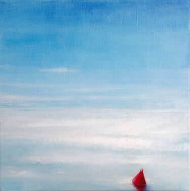 Peinture intitulée "Repère" par Vanessa Baegne, Œuvre d'art originale, Huile Monté sur Châssis en bois