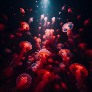Digital Arts titled "Red" by Kristina Maliuta, Original Artwork, AI generated image