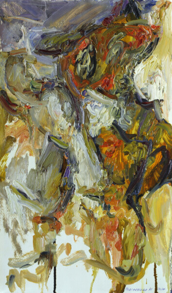 Sketch #50 Peinture intitulée "Sketch #50" par Marina Podgaevskaya, Œuvre d'art originale, Huile