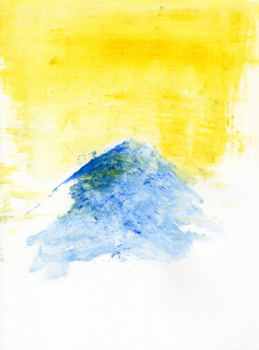 Pittura intitolato "Mont1" da Nicolas Vasse, Opera d'arte originale, Acrilico