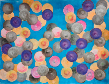 绘画 标题为“Bubbles 24/27” 由Juan Mildenberger, 原创艺术品, 丙烯