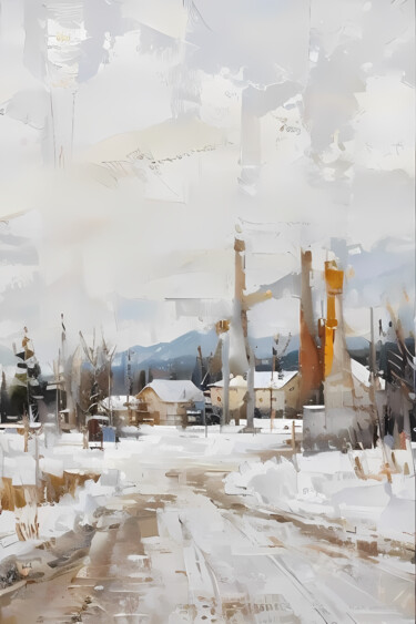 数字艺术 标题为“The Northern Border…” 由Andy Venturi (NoKamui), 原创艺术品, 数字油画