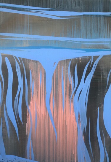 绘画 标题为“The lake” 由Katsiaryna Sumarava, 原创艺术品, 油