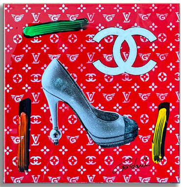 绘画 标题为“Chanel Allure” 由Gardani, 原创艺术品, 丙烯 安装在木质担架架上