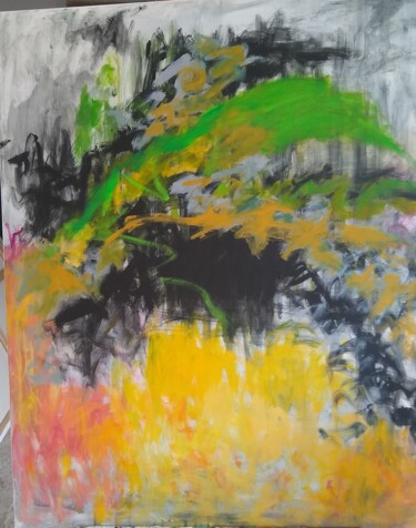 Peinture intitulée "Série noire" par Mireille Naxara, Œuvre d'art originale, Acrylique