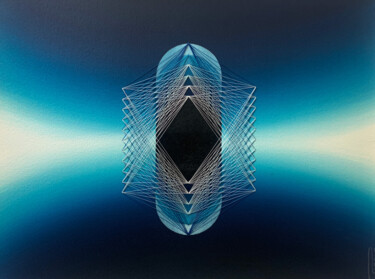 绘画 标题为“Oscillation H-I” 由Peter Pitout, 原创艺术品, 油