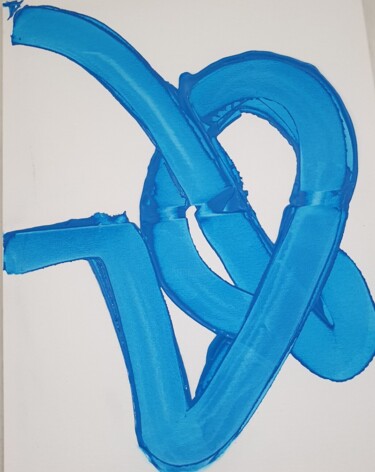 Painting titled "séquence" by Armand Latournald, Original Artwork, Acrylic