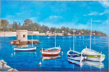 Peinture intitulée "En allant au cap d'…" par Claude Ruby, Œuvre d'art originale, Huile