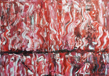 Pittura intitolato "Aurora Borealis" da Patrick Joosten, Opera d'arte originale, Acrilico