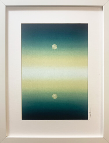 Painting titled "Scape - V" by Peter Pitout, Original Artwork, Oil Mounted on Cardboard