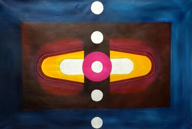 Painting titled "Atoma" by William Eiffert, Original Artwork, Acrylic