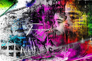 Photography titled "FRAGMENTS" by Clémence Bajeux, Original Artwork, Digital Painting
