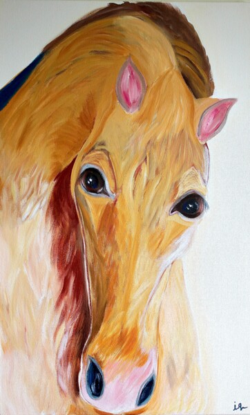Peinture intitulée "Crown of jubilation" par Iona Quinn, Œuvre d'art originale, Acrylique Monté sur Châssis en bois