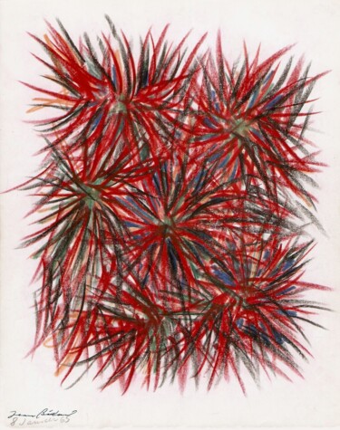 图画 标题为“B-452” 由Jean-Thomas Bédard, 原创艺术品, 铅笔