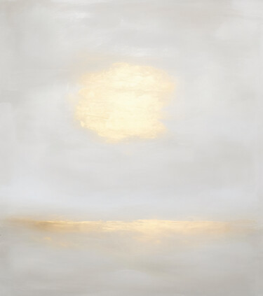 Painting titled "Sunset" by Evgenia Dyvakina, Original Artwork, Oil